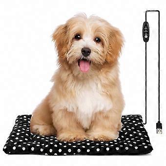 Yvan Pet Heating Pad for Dogs and Cats, Temperature Adjustable Heated Mat