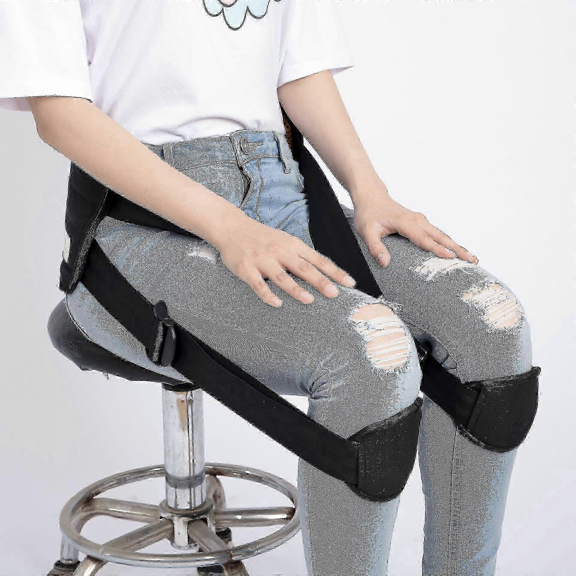 Ergonomic Lumbar Back Support Corrects Sitting Posture with Adjustable Straps