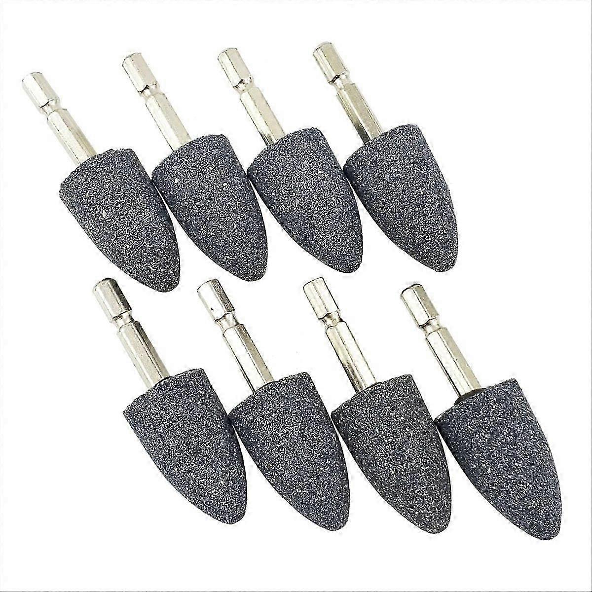 8 Pcs Cone Shape Grinding Stone (25mm)