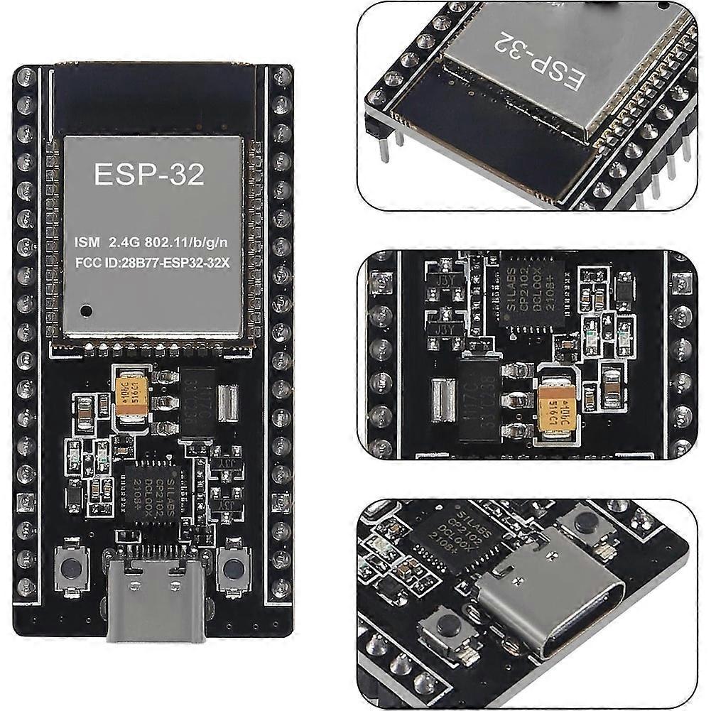ESP32 Development Board Type C 38Pin Narrow Version WiFi + Bluetooth Microcontroller with ESP32 Breakout Board GPIO