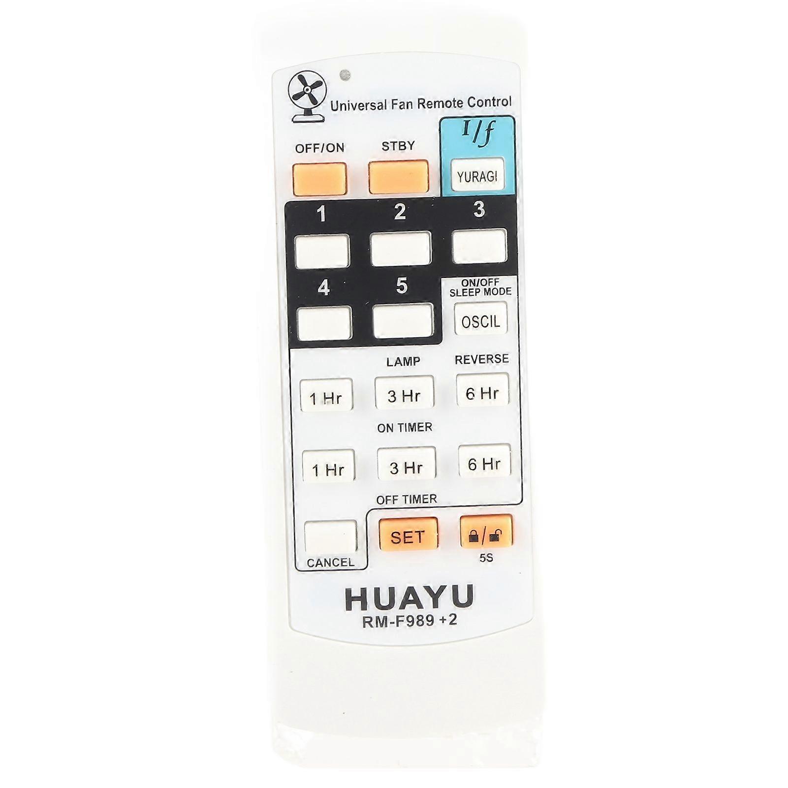 ABS White Universal Electric Fan Remote Control Durable Controller for KDK ELMARK
