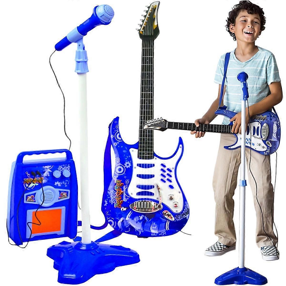 Elgitarr+mikrofon+skyförstärkare 22409