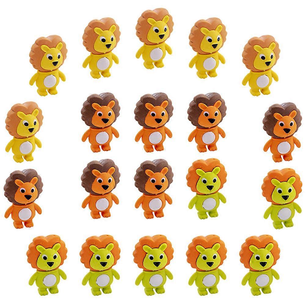 20pcs Multi-function Erasers Delicate Kids Erasers Mini Erasers Student Supply