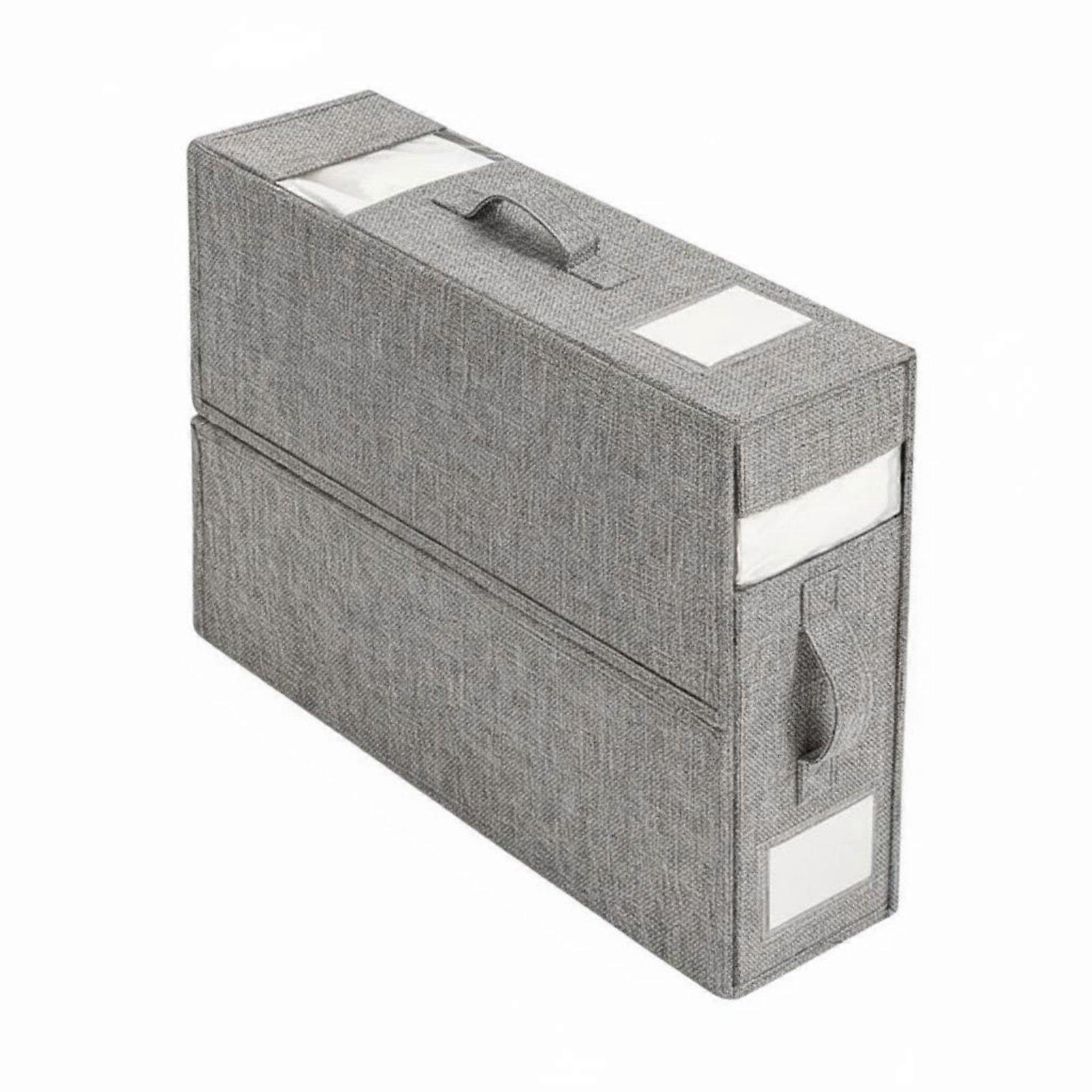 Bedding Storage Box Space Saving Foldable Clothes Organizer Carry Handles