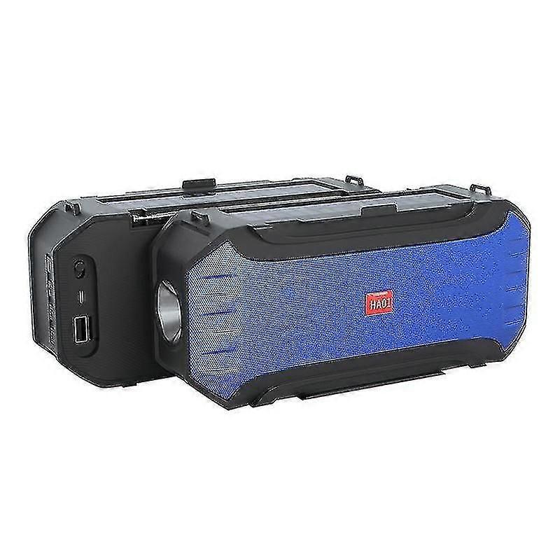 Ha01 Outdoor Portable Bluetooth Speaker With Flashlight Function(blue)
