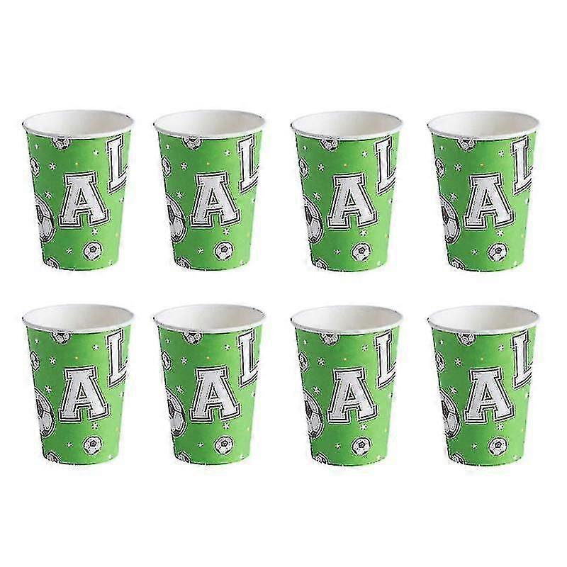 16pcs Soccer Ball Paper Cups