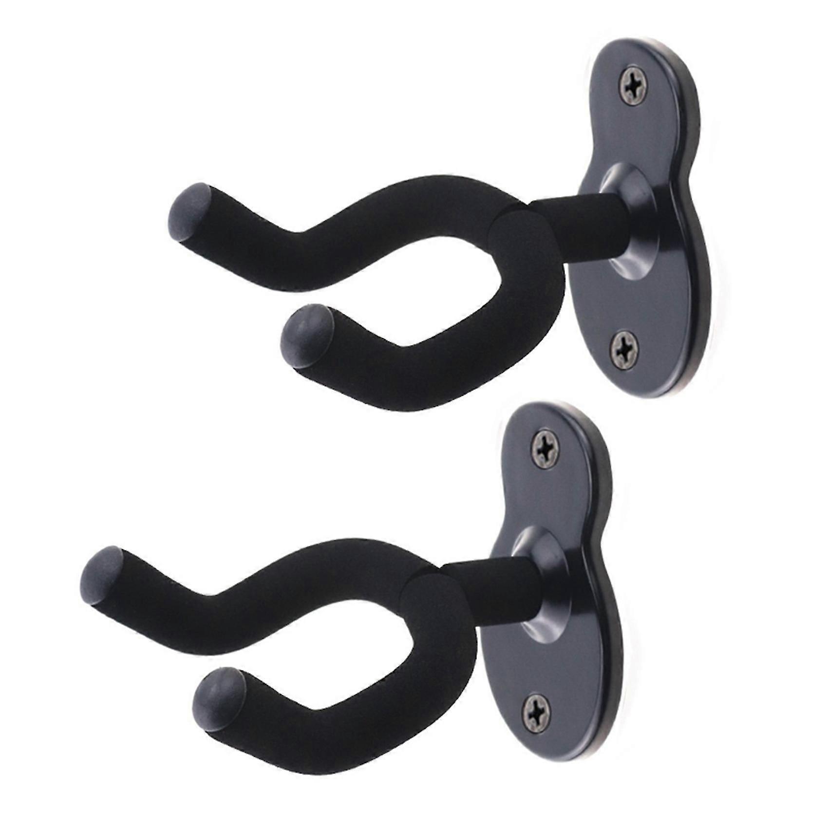 2x gitarr väggfäste hängare hållare krokar hem studio gitarr keeper gitarr akustisk elektrisk