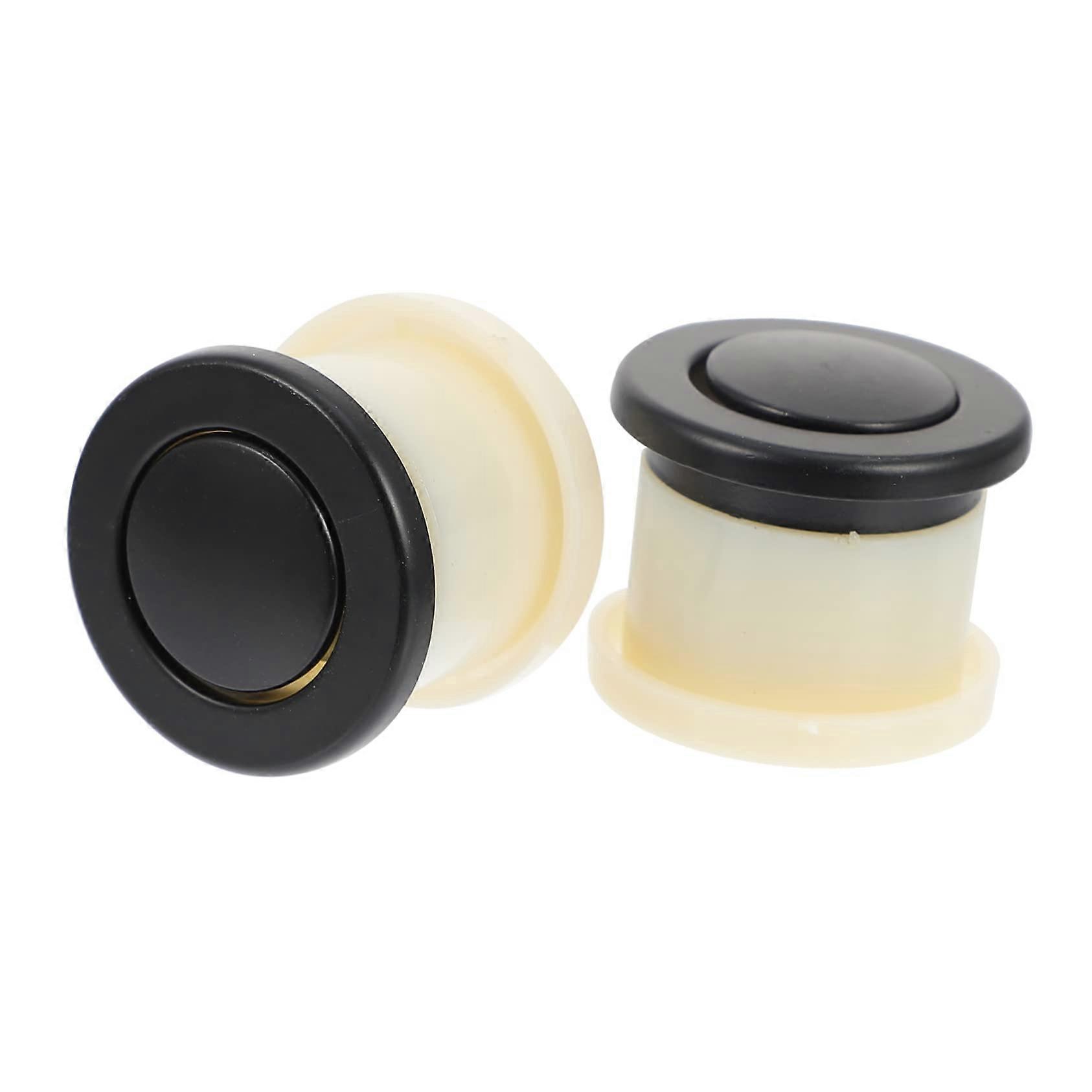 2pcs Retractable Cabinet Knobs Flush Mount Drawer Pull Handles Zinc Alloy Durable Space‑Saving Design