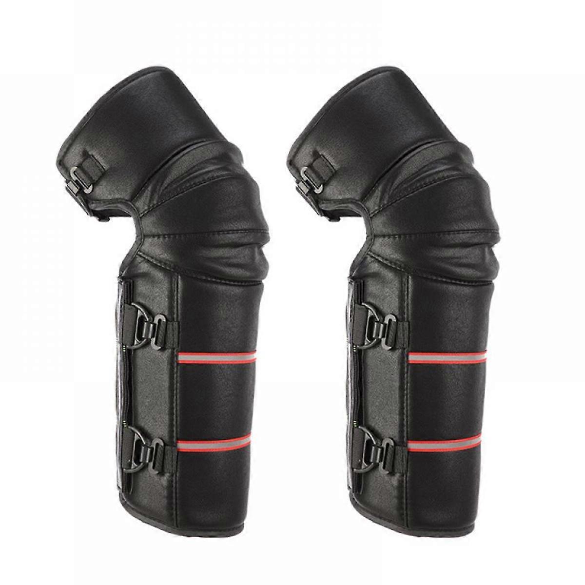 Adjustable Warm Waterproof Knee Guards for Winter Riding