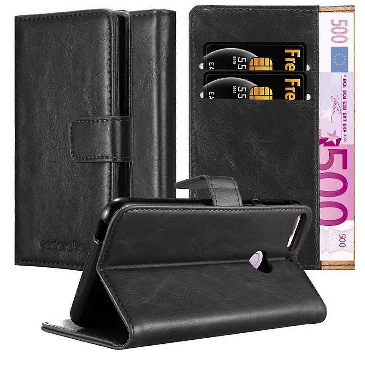 Case compatible with HTC Desire 12 PLUS - glossy surface and stand function