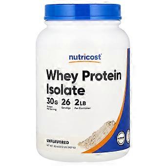 Nutricost, izolat białka serwatkowego, bezsmakowy, 907 g (2 funty)