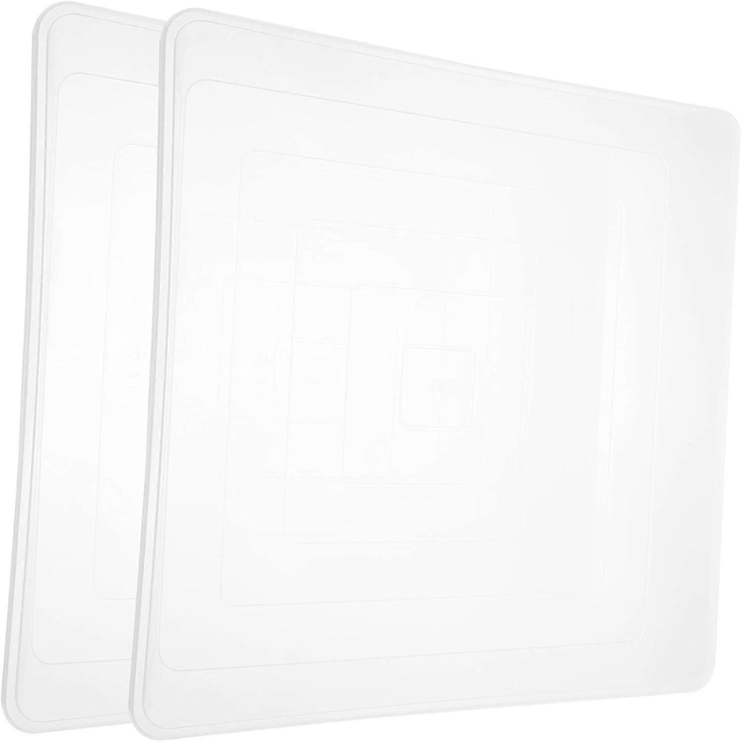 Plastic Planter Tray 16 Inch Square 2pcs PP Saucer
