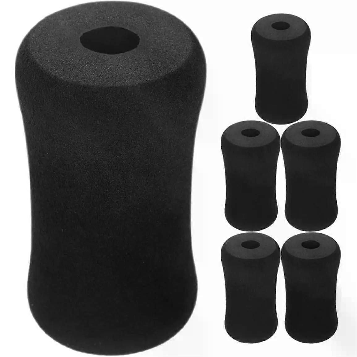 Foam Roller Ab Training Machine Sleeve 6pcs Black Replacement
