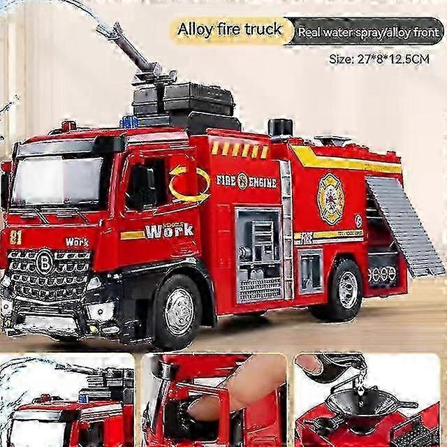 28cm Inertia Fire Truck Model