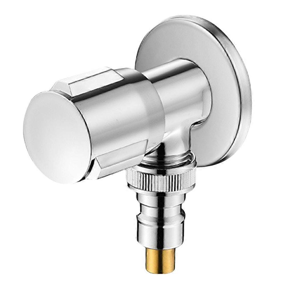 Silver Automatic Washing Machine Adapter Brass Corner Ball Adapter 1Pcs