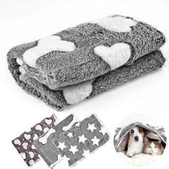 3 Pack Dog Blanket Washable, 60 x 40 cm Cat Blanket, Soft Fluffy Puppy Pet Blanket for Indoor Cats Dogs Sofa Bed_RhZc