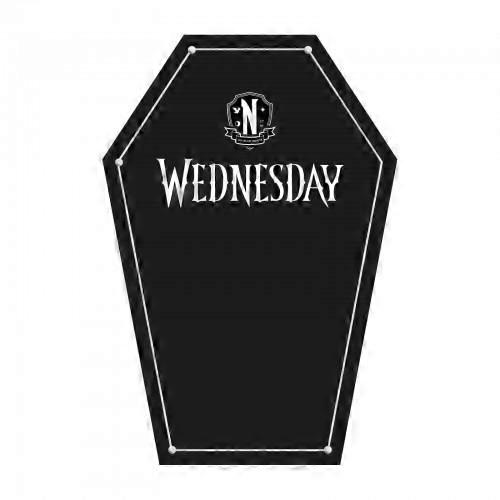 Wednesday Coffin Shaped Notebook