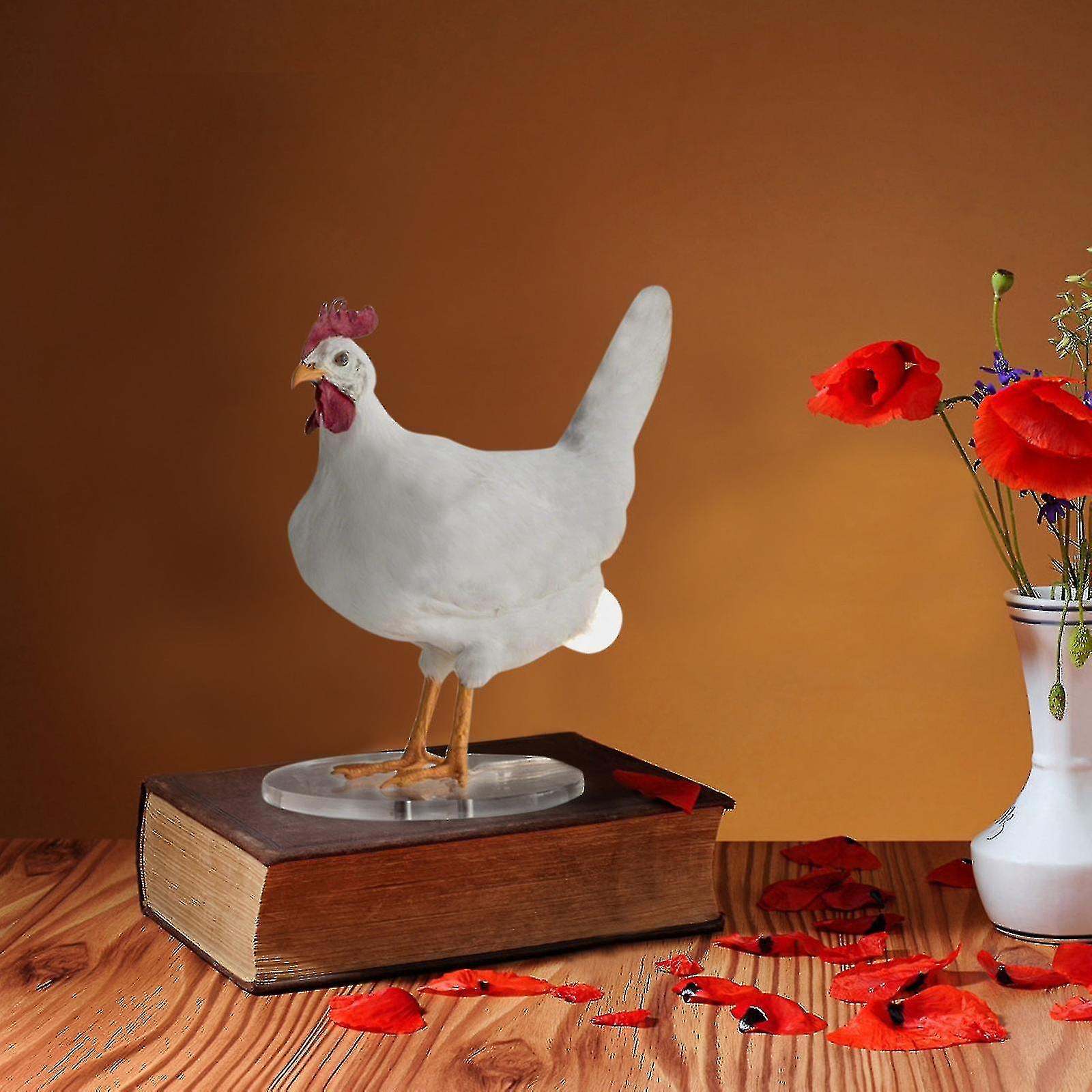 Chicken Led Lights Eggs Night Light Taxidermy Chicken Egg Desk Lamp