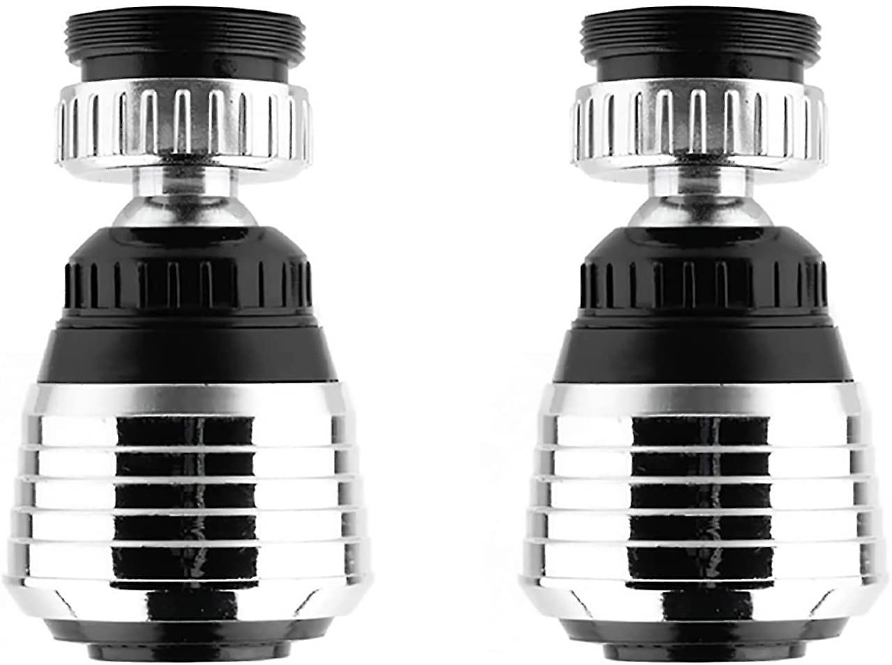 2 Pack 360 Rotate Swivel Water Saving Tap Aerator Diffuser Faucet Nozzle Filter Adapter