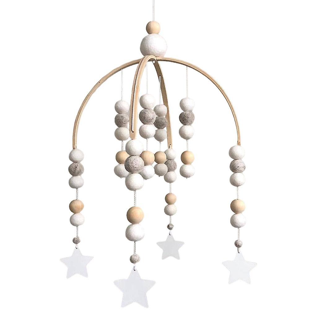 Mobile Wind Chime Decor Newborn Gift Star