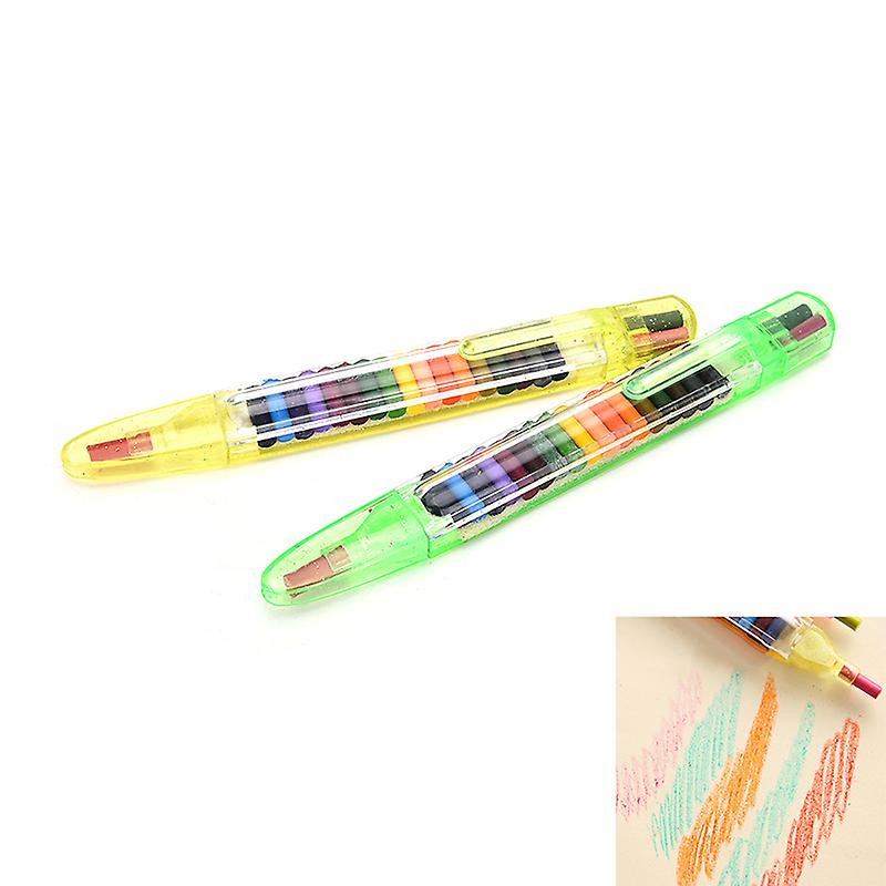 20色油画棒蜡笔笔文具卡通儿童礼物