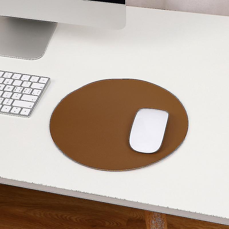 Mouse Pad Round Simple Morandi Waterproof Mouse Pads With Non-slip Base Fouling Amp; Heat