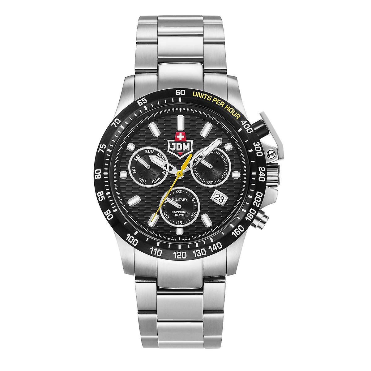JDM Military Charlie II Men's Watch Chronograph Analog Quartz JDM-WG017-01