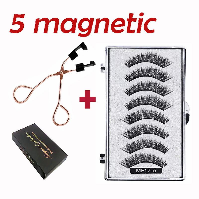 Magnetic Eyelashes 3d Artificial Eyelashes Set, Reusable Double Magnetic False Eyelashes, Natural Look Of False Eyelashes