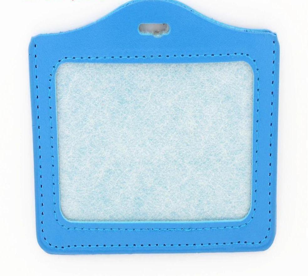 Pc A13 Leather Sleeve Id Badge Holder