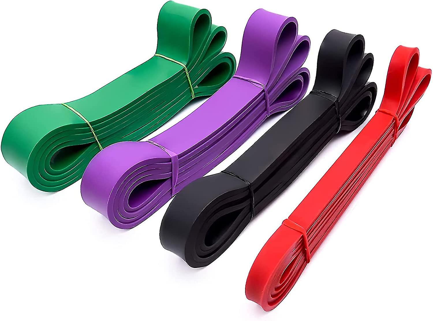 Pull Up Resistance Bands Set Of 4 Pull Up Bands For Men And Women, Assistance Band For Exercise For Resistance Training Powerlifting, Home Fitness, Gy