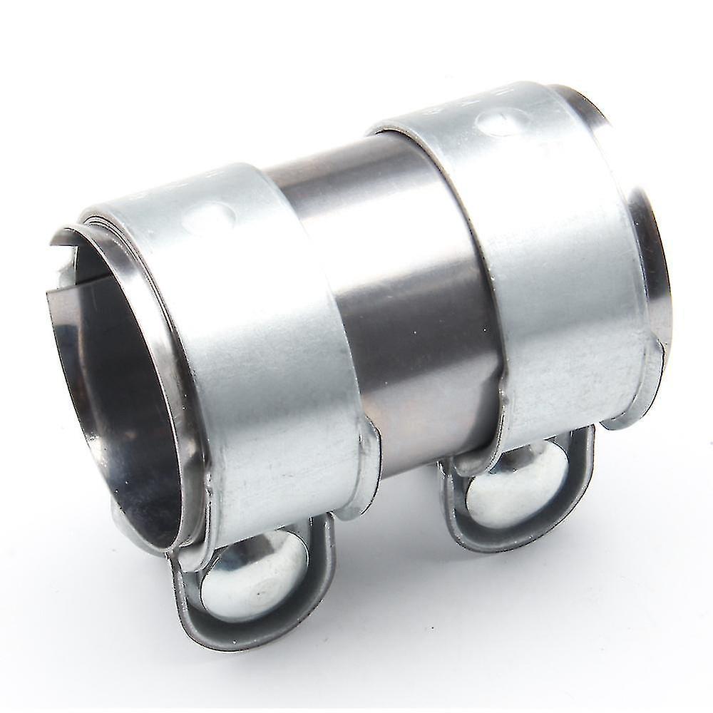 Heavy-Duty 45x125mm Double Clamp Exhaust Connector Pipe – Perfect Fit For Audi, Seat, Skoda, VW