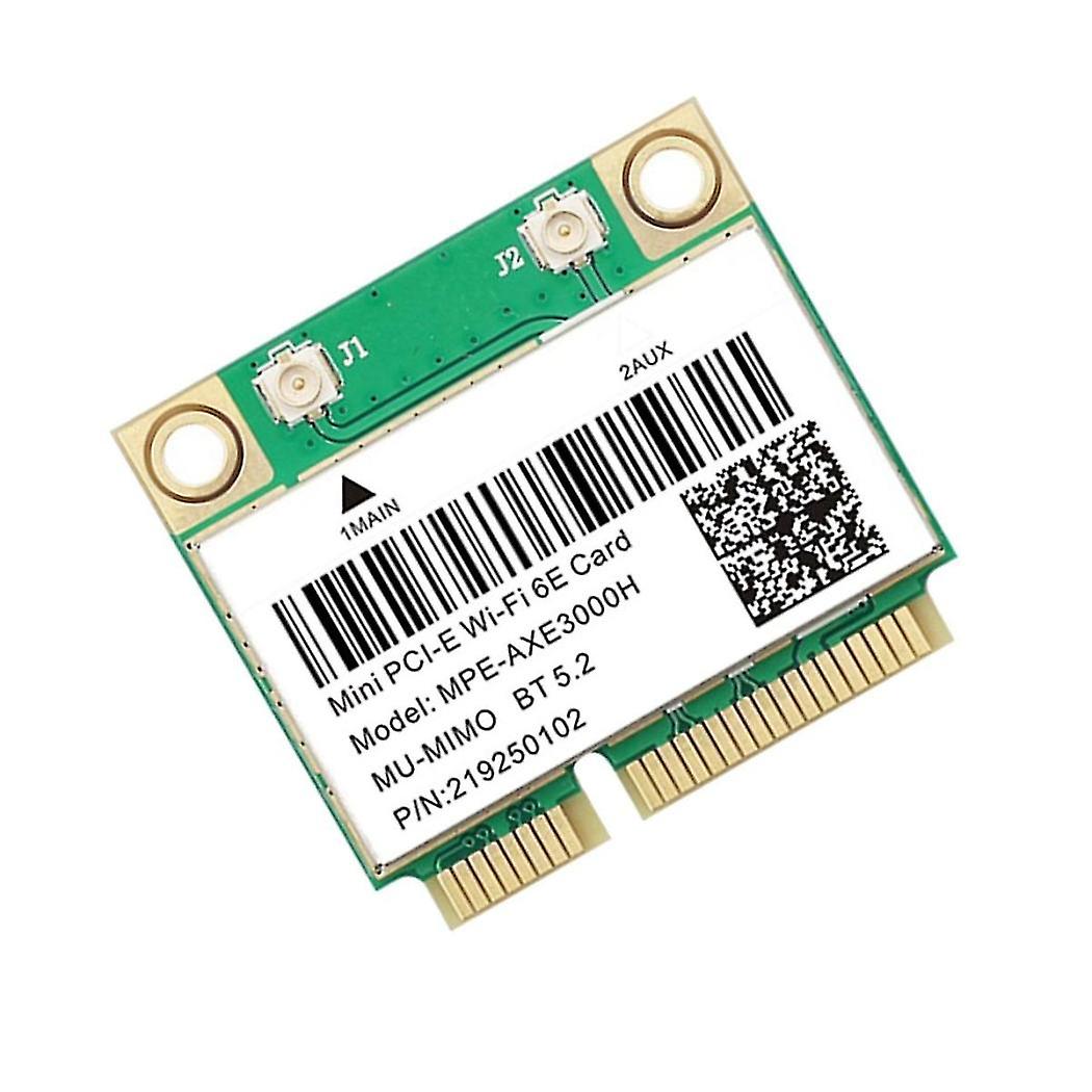 -axe3000h Wifi Card Wifi 6e 2400mbps Mini Pci-e Card For Bt 5.2 802.11ax 2.4g/5g/6ghz Wlan Network