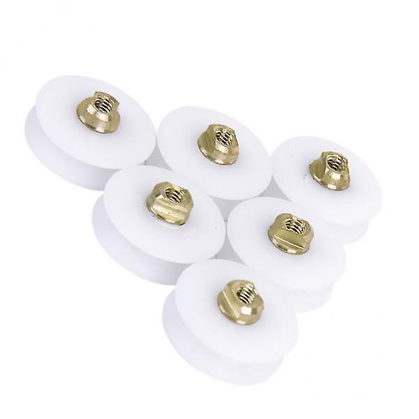 6x6pcs Replacement Shower Door Roller Runner Wheel 22.5mm Diameter