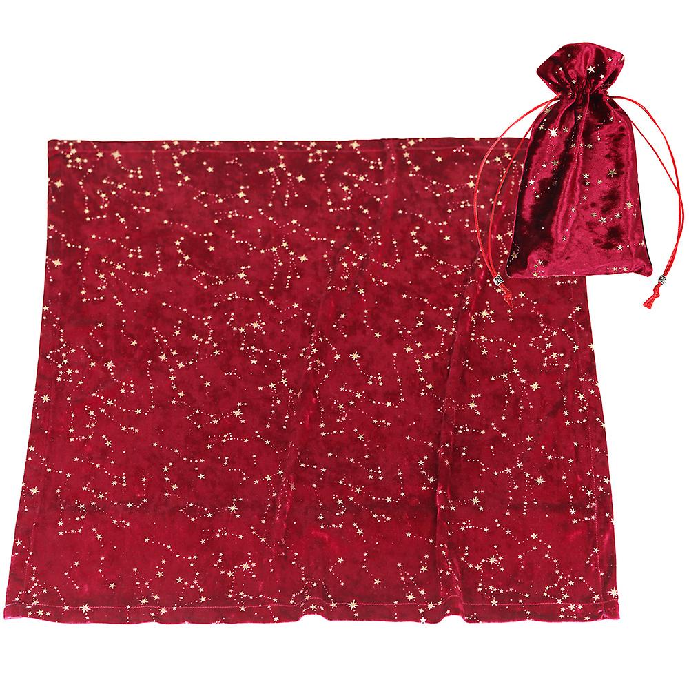 Nappe de Tarot d’Autel avec une pochette 69 * 69cm étoiles partout dans le ciel