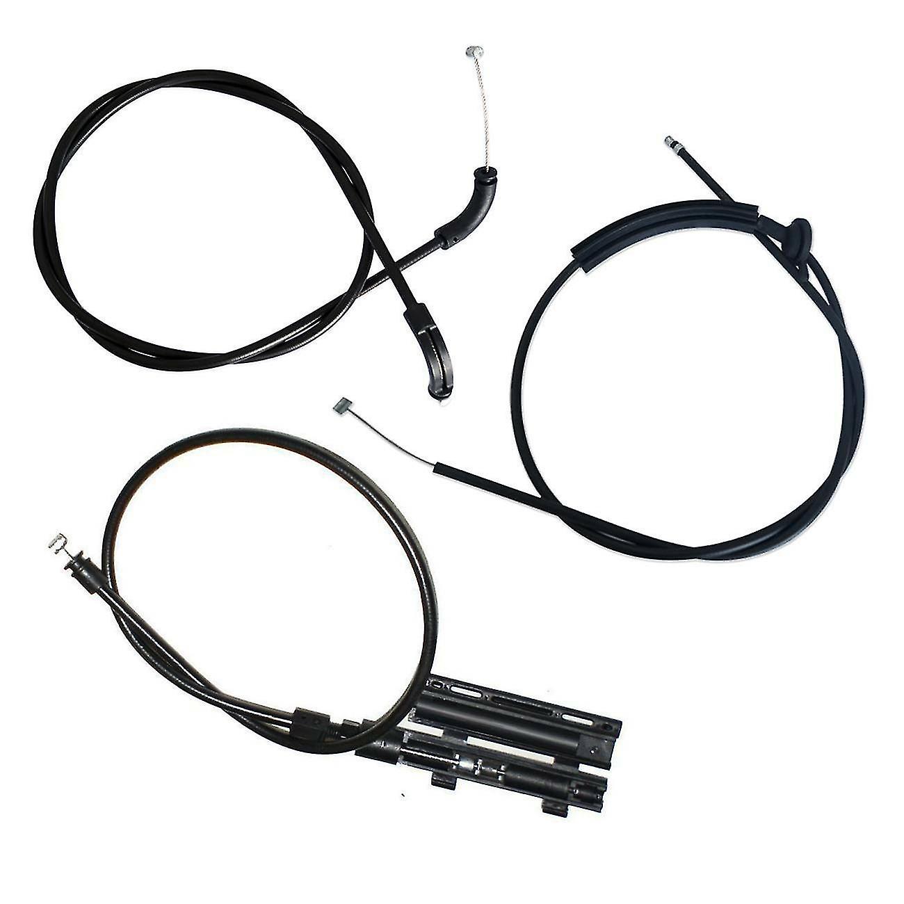 3pcs Engine Hood Release Cable Bowden Cable Kit Compatible with E65 E66 7er 51237197474