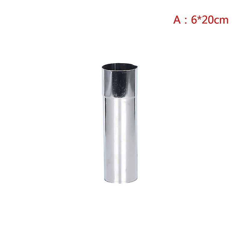 Rustfritt stål komfyrrør skorstein komfyr kjele eksosrør røykforing 20cm30cm40cm50cm