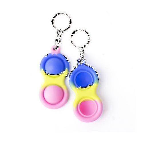 2 قطع لعبة حسية بسيطة مجموعة لعبة تخفيف التوتر