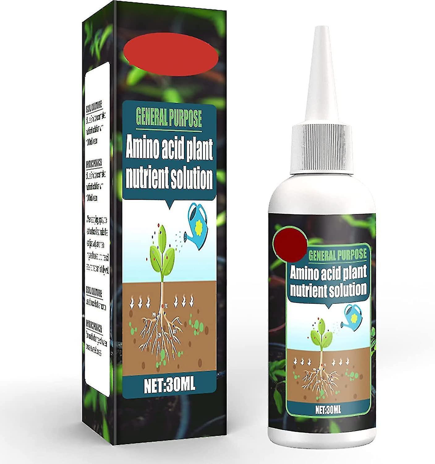 Solution nutritive végétale à base d'acides aminés, engrais liquide hydroponique universel pour plantes, amendement concentré pour gazon