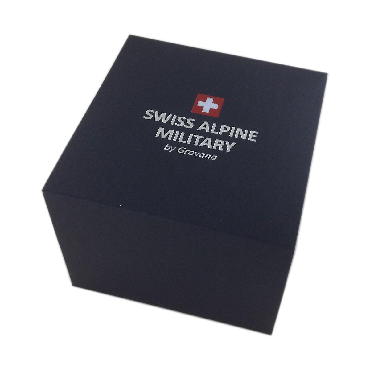 Swiss Alpine Military Men's Watch Chronograph Analog Quartz 7005.9815SAM Silicone