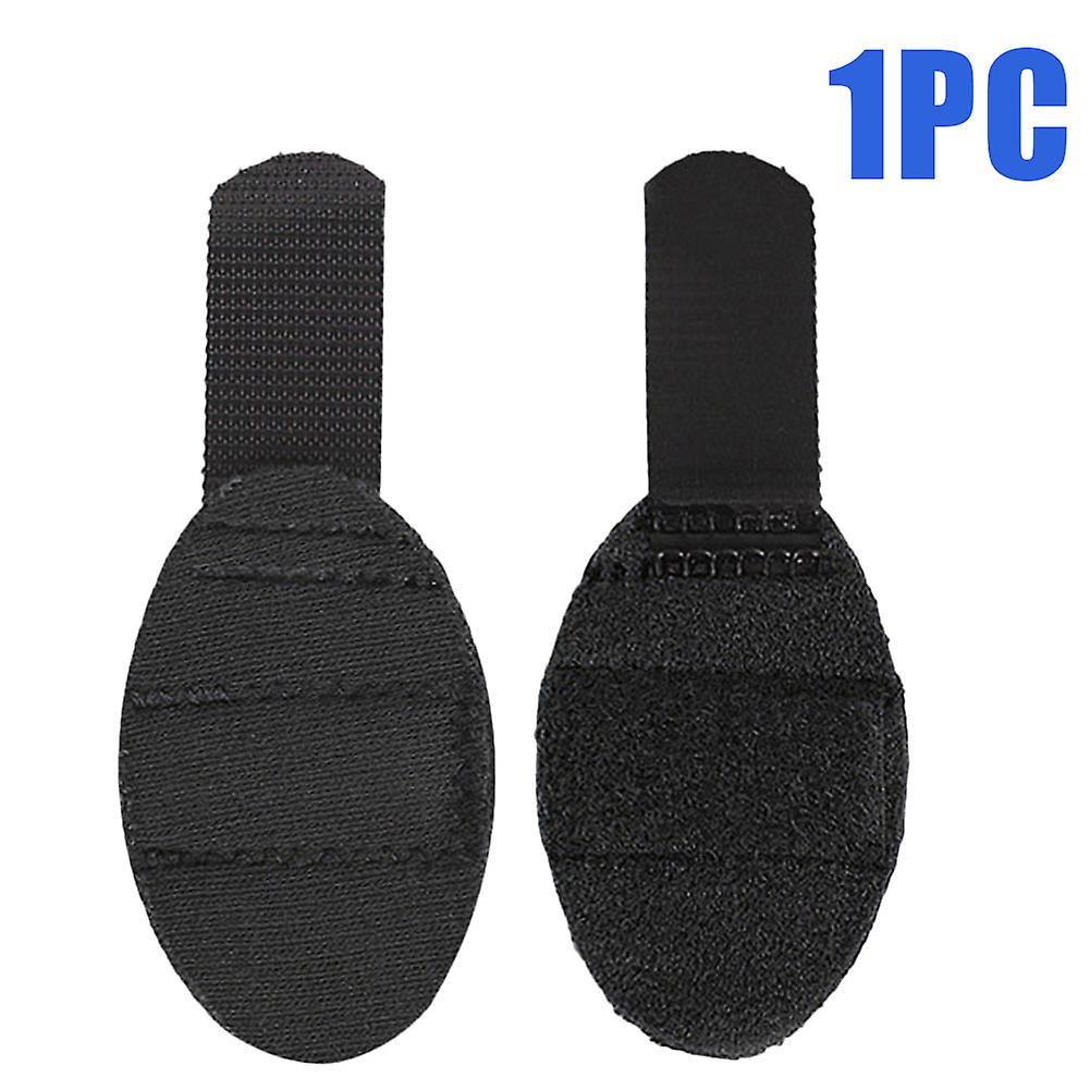1 Pc Finger Fixing Belt Joint Dislocation Sprain Auxiliary Fracture Postoperative Recovery Fixed Splint Great Finger Protector-black