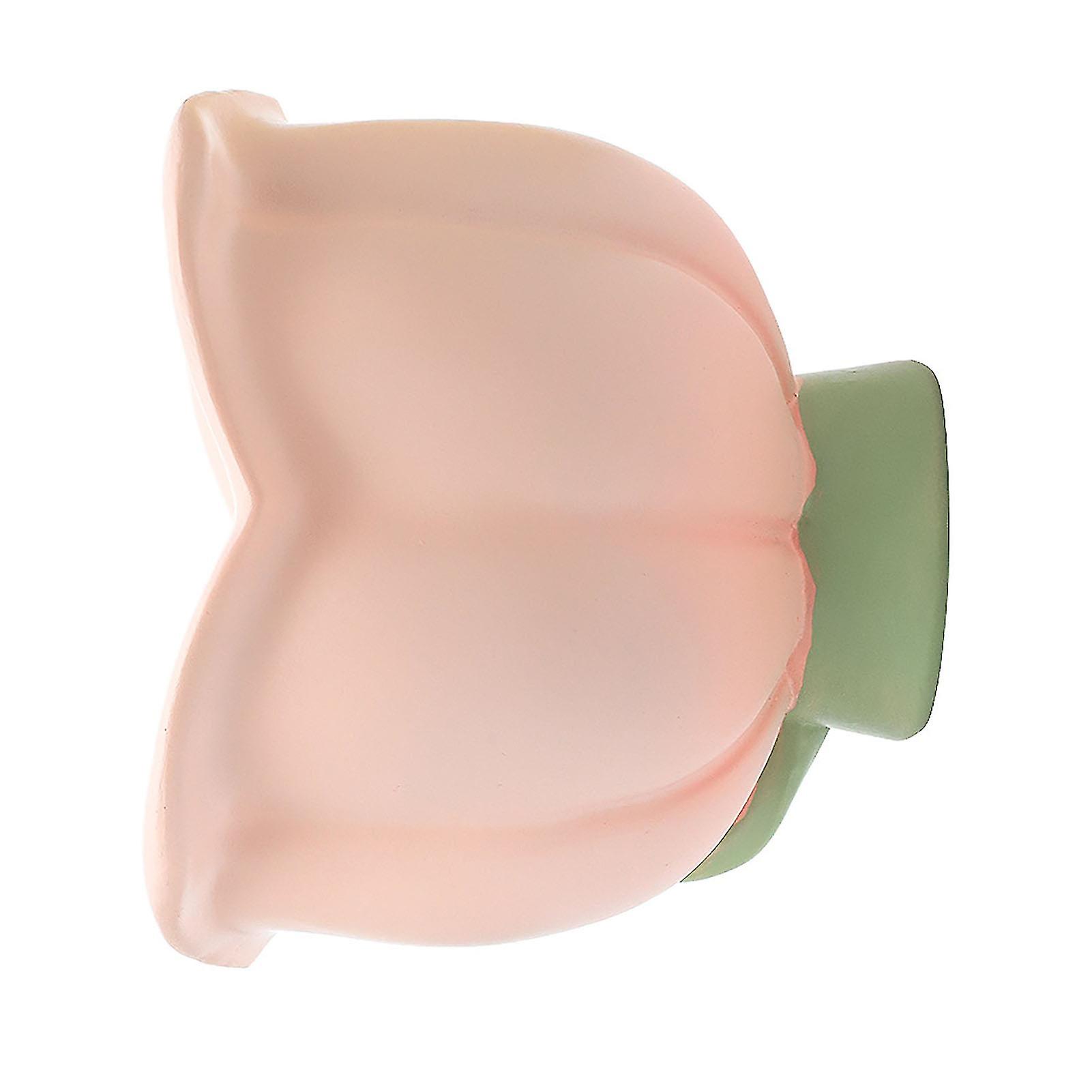 Flower Shape Storage Box Innovative Cute Resin Storage Decorative Ornament for Entryway Desk Dressing Table Tulip 