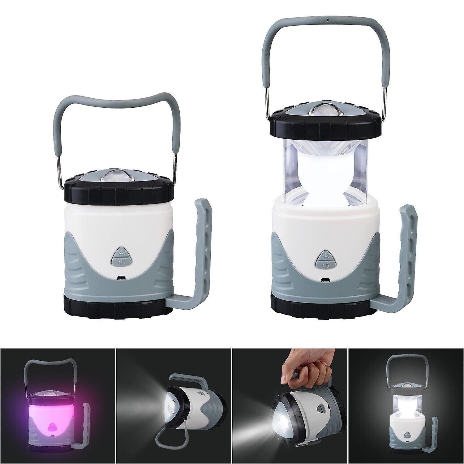 USB LED Retractable Camping Light Lantern Rechargeable Emergency Outdoor Lamp