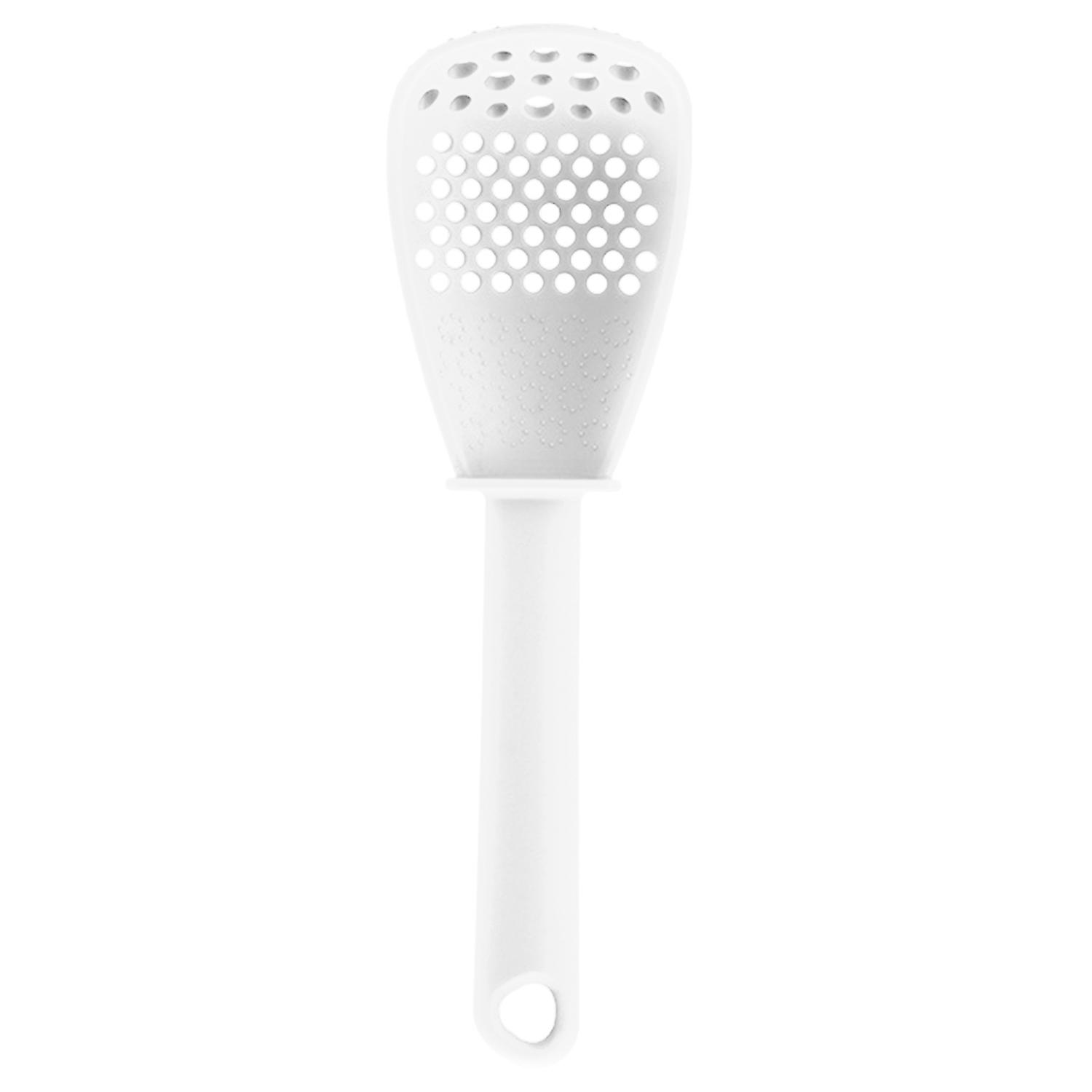 ZHOUBA Potato Masher Water Draining Bump Serration Multi-Purpose Grinding Mashed Colander