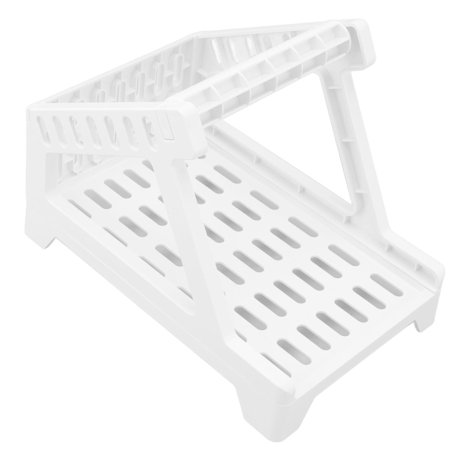 Barcode Printer Stand Save Space Lightweight Convenient Mini Printer Stand for General Labeling Machines Home Office White 