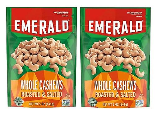 Smaragdnüsse ganze Cashewkerne geröstet & gesalzen 2er-Pack