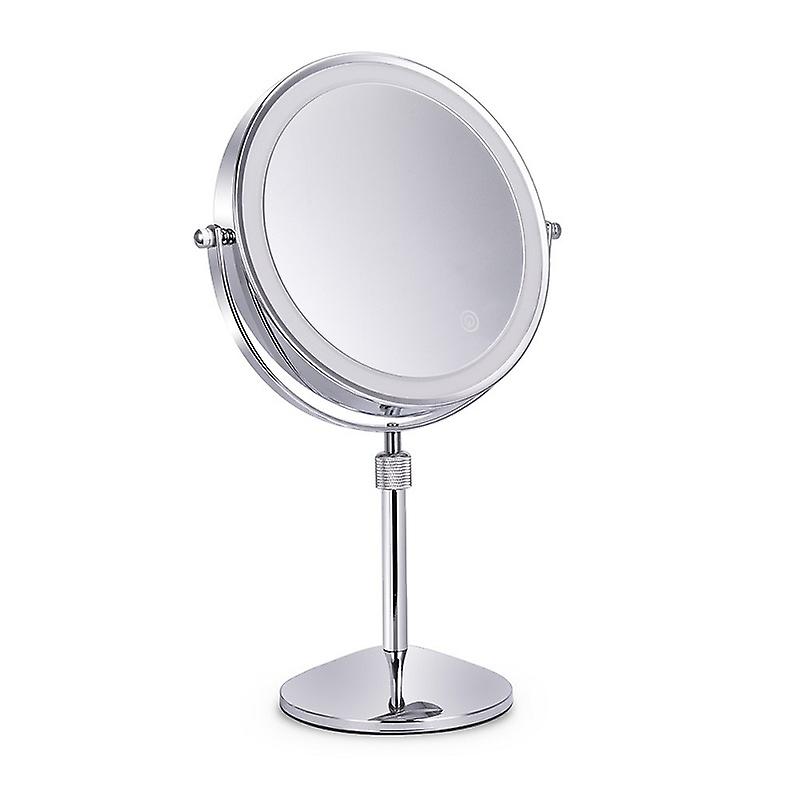 Makeup Mirror Plane + 5 Times Magnification(8-inch Rechargeable)