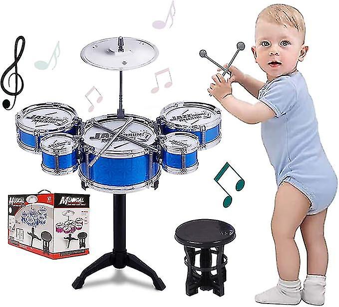 子供用ドラムセット幼児用楽器セット教育用打楽器刺激的な子供の創造性ドラムセット子供Boに適しています