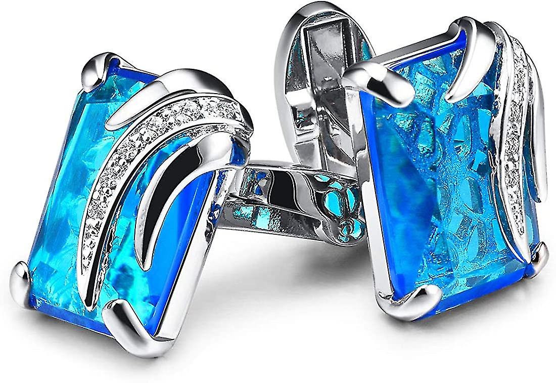 Mænd Square Klassiske Manchetknapper Til Bryllupsforretning, Skjorte Manchetknapper