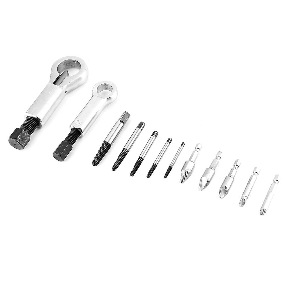 12 Pcs Nut Splitter Set for Rusty and Damaged Bolt Screw Extractor