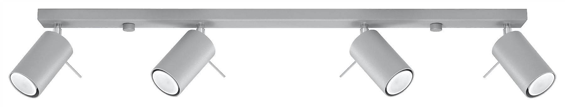 Sollux RING - 4 Light Spotlight Bar Grey, GU10